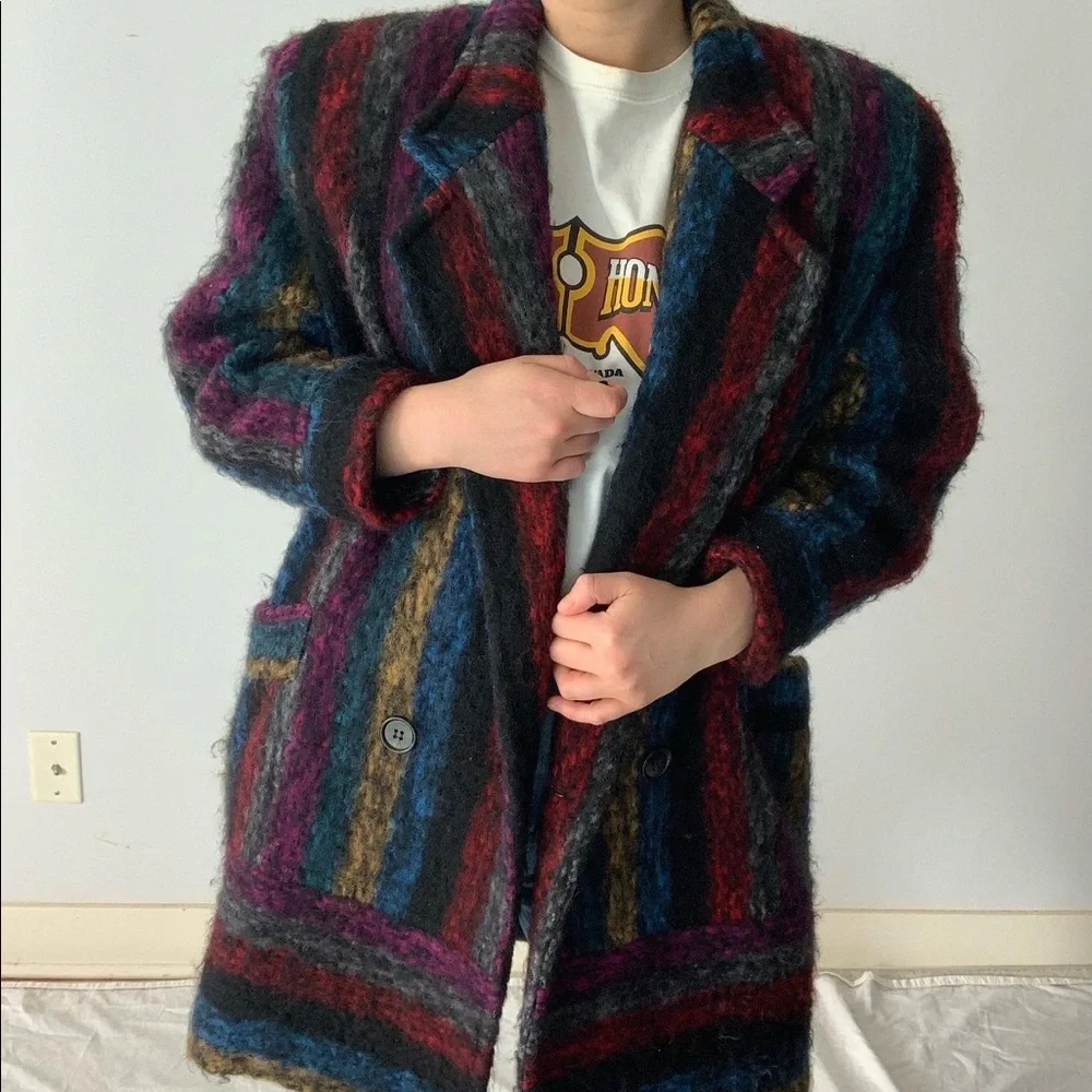 Vintage Wool Coat from Japan 70s/80s - Picture 4 of 9